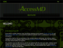 Tablet Screenshot of accessmd.org